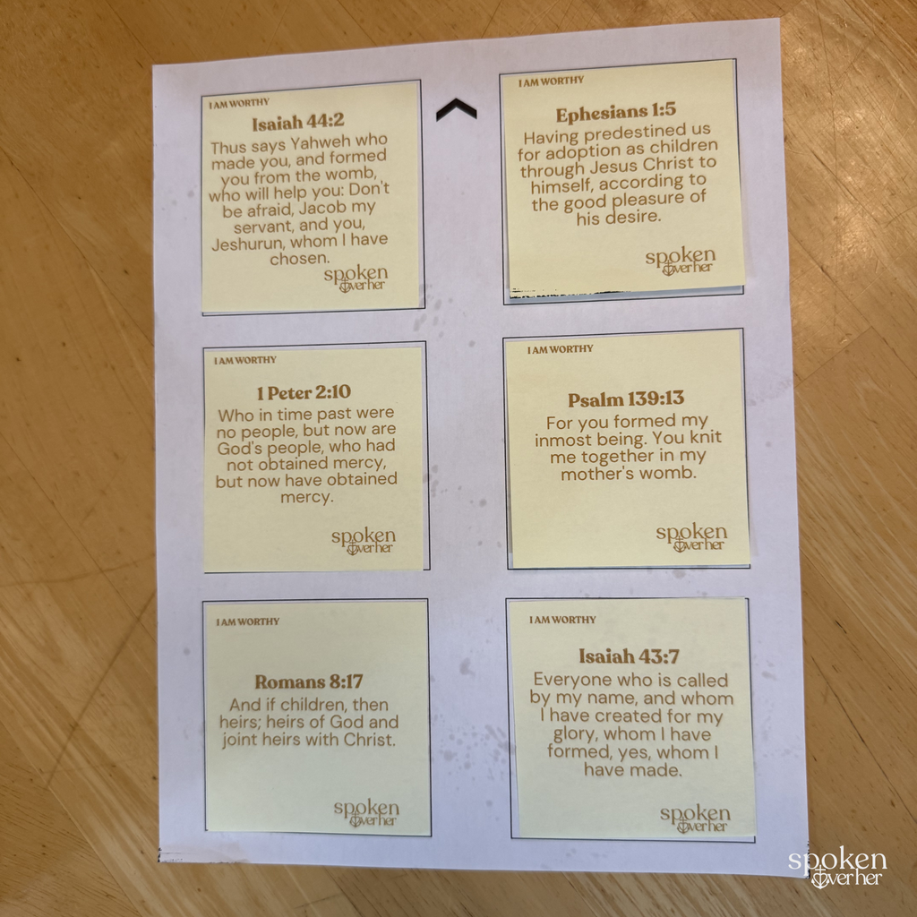 I Am Worthy — Declaration Pack