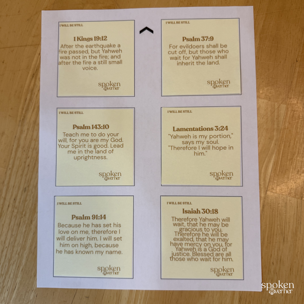 I Will Be Still — Declaration Pack