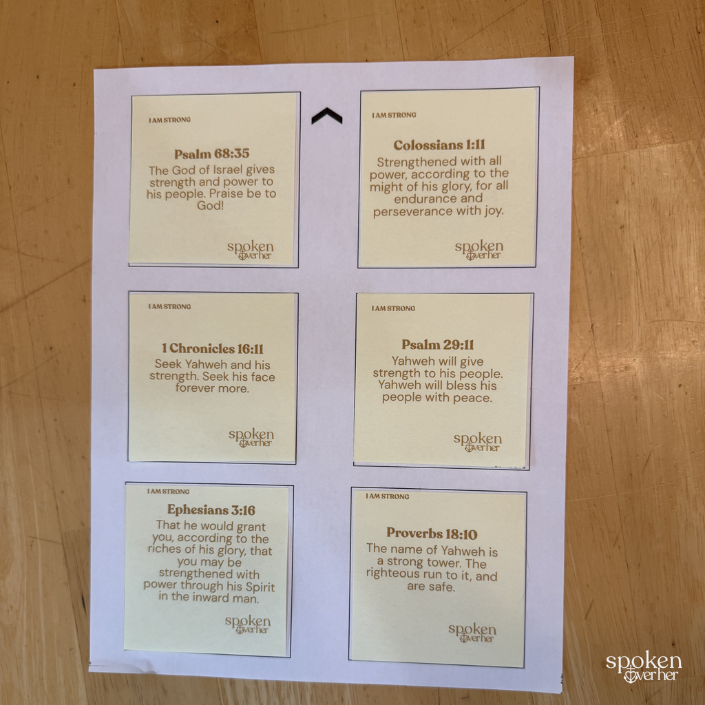 I Am Strong — Declaration Pack