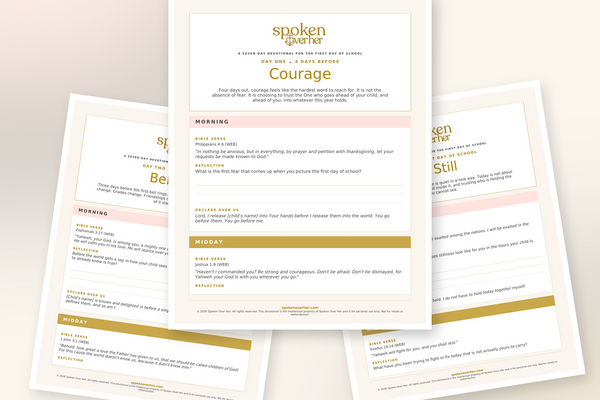 The First Day Devotional — Free 7-Day Back to School Prayer Guide