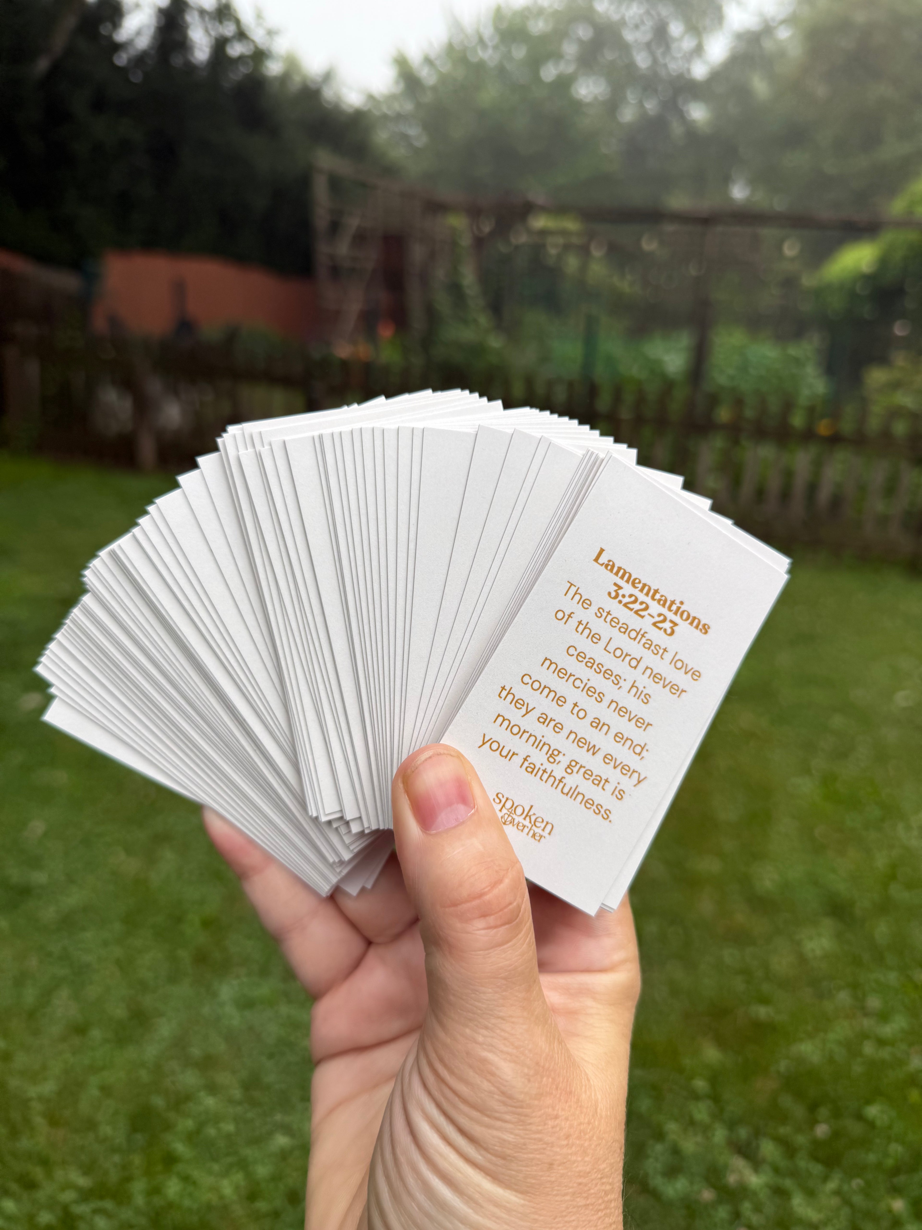 Spoken Over Her Sharable Bible Verse Cards for Women